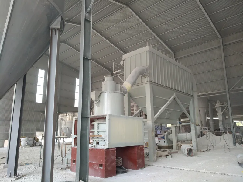 Cronus ring roller grinding mill installed at an industrial mineral powder site